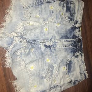 Flower shorts for the summer